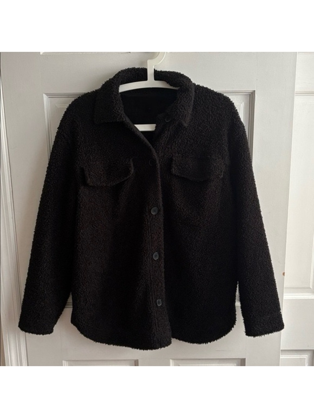 Vince Charcoal Teddy Jacket Retail $245